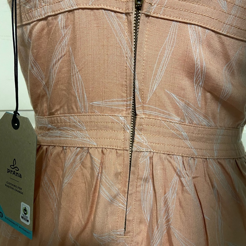 PrAna Sun Drifter dress apple blossom leaves - Picture 11 of 16